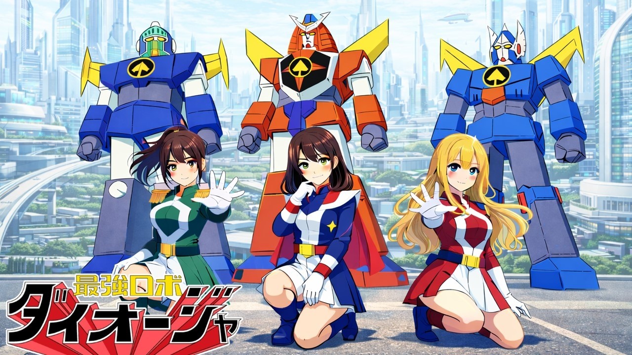 最強ロボ ダイオージャ   たいらいさお AIcover