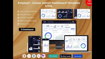 Employment Dashboard Template with Real-Time Data, Custom Widgets, and Efficient Workflow