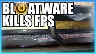 FPS Impact from Laptop Bloatware, Ft. Norton & 1060