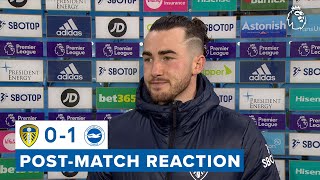 “We struggled to create chances” | Jack Harrison reaction | Leeds United 0-1 Brighton & Hove Albion