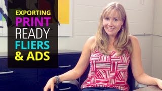 Exporting Print-Ready Fliers and Ads