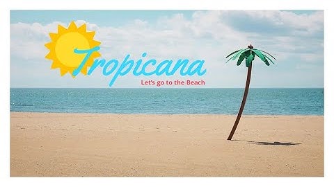 Tropicana - Summer Powerpoint Template
