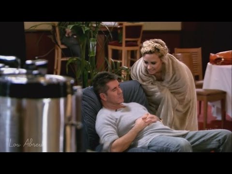 demi-lovato-and-simon-cowell---funniest-moments-on-the-x-factor---season-3-(5/8)-legendado