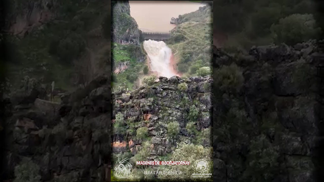 El Salto del Aliviadero en la Presa de los Caballeros (Montejaque) - HISTORICO 13/2/2026