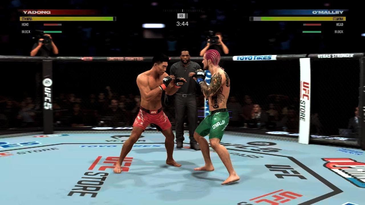EA SPORTS UFC 5 Yadong combo KO war