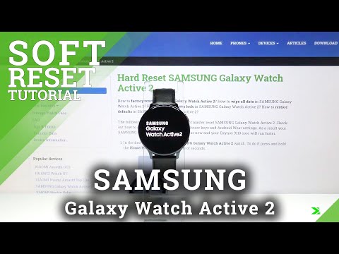 Soft Reset SAMSUNG Galaxy Watch Active 2 – Fix Not Responding Screen