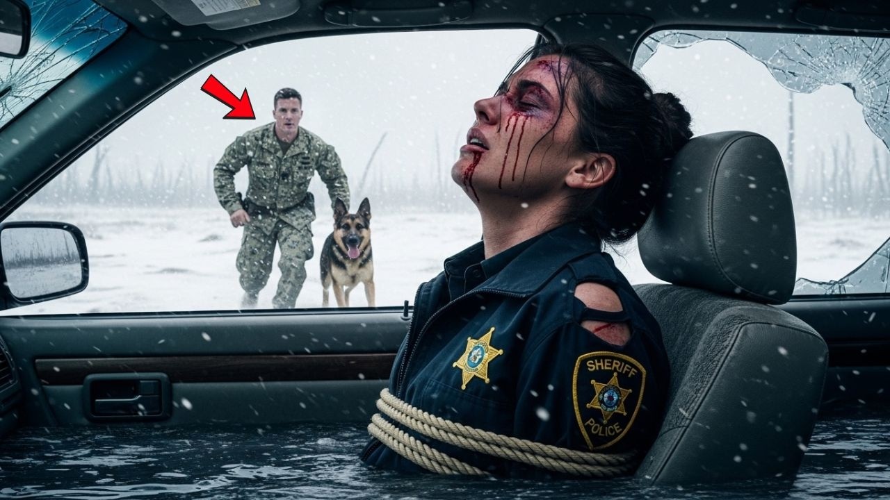 A Female FBI Was Left Bound to Die in a Sinking Patrol Car—Until a Navy Seal and His K9 Appeared