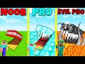 Minecraft Battle: NOOB vs PRO vs EVIL PRO: HIDDEN TRAP BUILD CHALLENGE / Animation