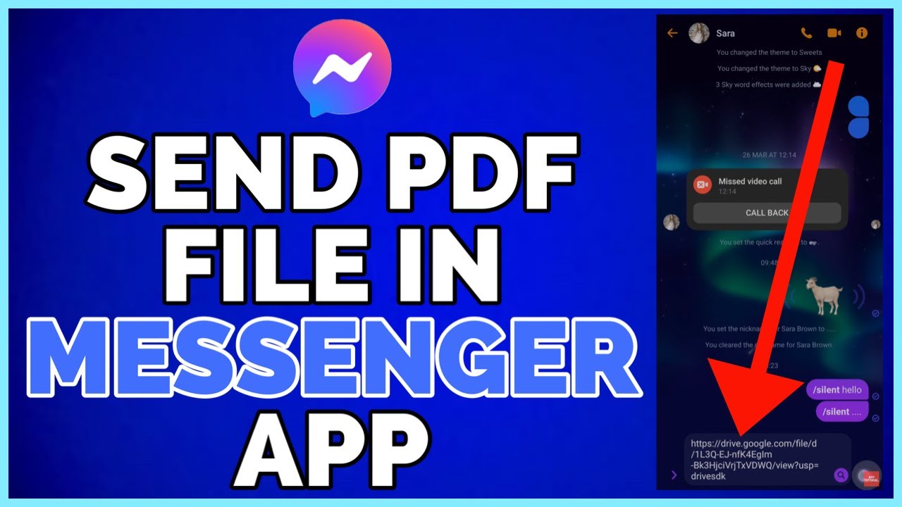 How To Send PDF File In Facebook Messenger App 2023 (Quick & Easy