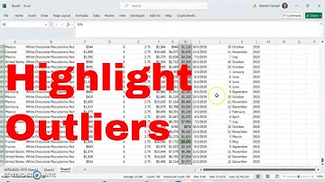 Highlight Outliers With Conditional Formatting For Values Above or Below a Given Standard Deviation