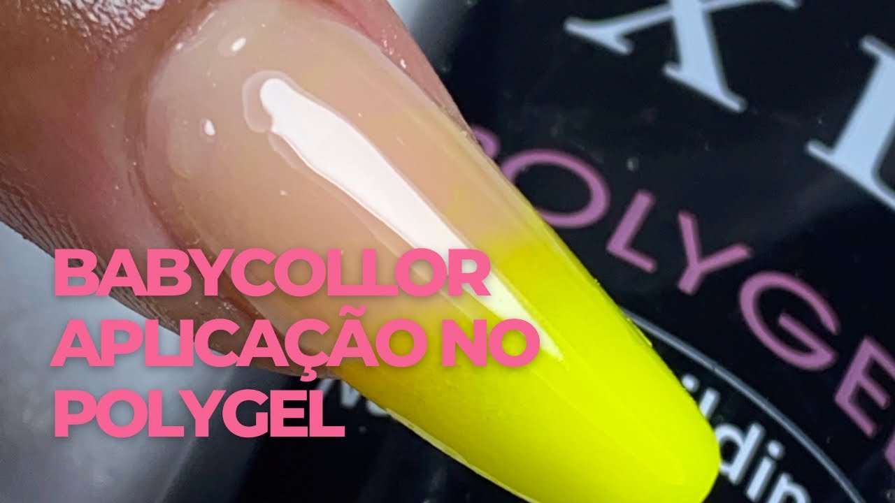 BABYCOLLOR NO MOLDE F1 COM POLYGEL | ESPAÇO ELLEN CRISTINA