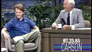 Michael J. Fox's First Appearance on Johnny Carson's Tonight Show 1985