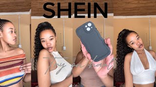 SHEIN TRY ON HAUL 2023| Tops, Accessories, gym tights SOUTH AFRICAN YOUTUBER