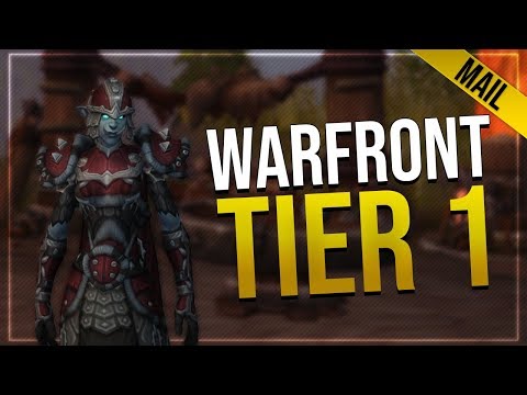Warfront Tier 1 Mail Armor & Weapons | All Horde Male & Female Races | In-game Preview!