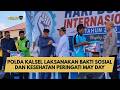 POLDA KALSEL LAKSANAKAN BAKTI SOSIAL DAN KESEHATAN PERINGATI MAY DAY