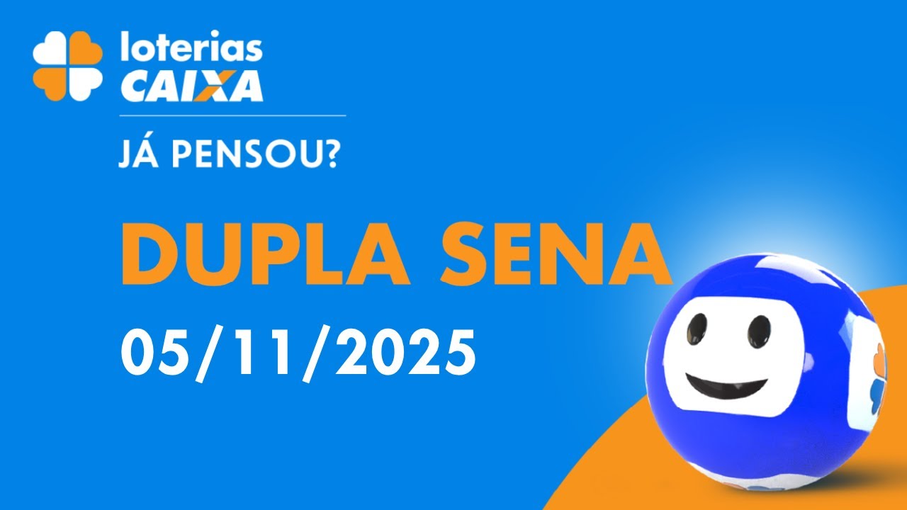 Resultado da Dupla Sena - Concurso nº 2882 - 05/11/2025