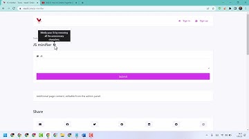 How to Minify JavaScript
