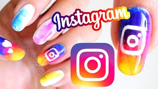 Instagram Logo 2016 Nails Social Media Nail Art Snowbubblemonster