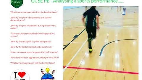 GCSE PE - Analysing a sports performance. PE REVISION