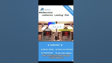 reflective radiative cooling film,improve power generation efficiency，protect components#tech#solar