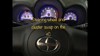Match Highlights Steering wheel and cluster swap on the tC 😎