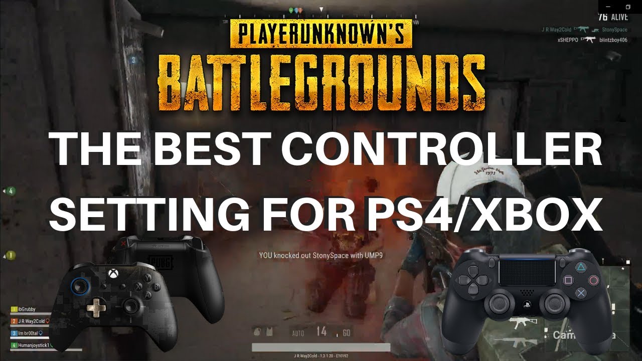 PUBG XBOX/PS4 BEST CONTROLLER SENSITIVITY SETTINGS - EXPLAINING ALL  SETTINGS FOR BEST GAMEPLAY - 