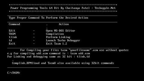 How to install and run TASM (Bangla)