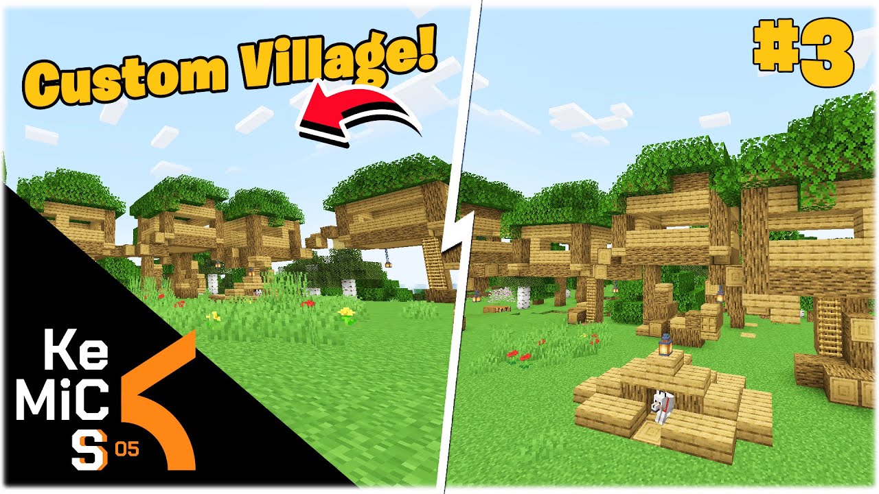 KEMICS S5 : Custom village set ayiii ~ TREE VILLAGE! (മലയാളം)