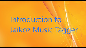 Introduction to Jaikoz Music Tagger