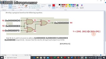 AND OR EOR  Instruction EXAMPLE for ARM Cortex M
