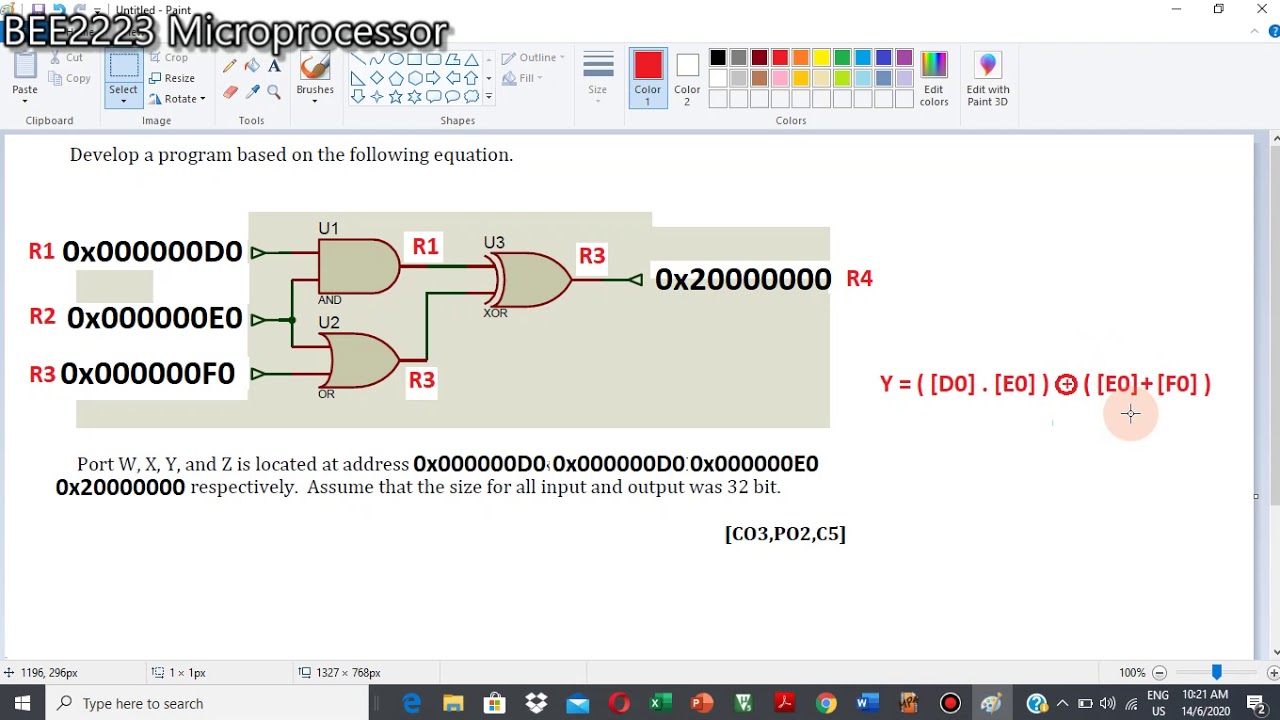 AND OR EOR Instruction EXAMPLE for ARM Cortex M YouTube