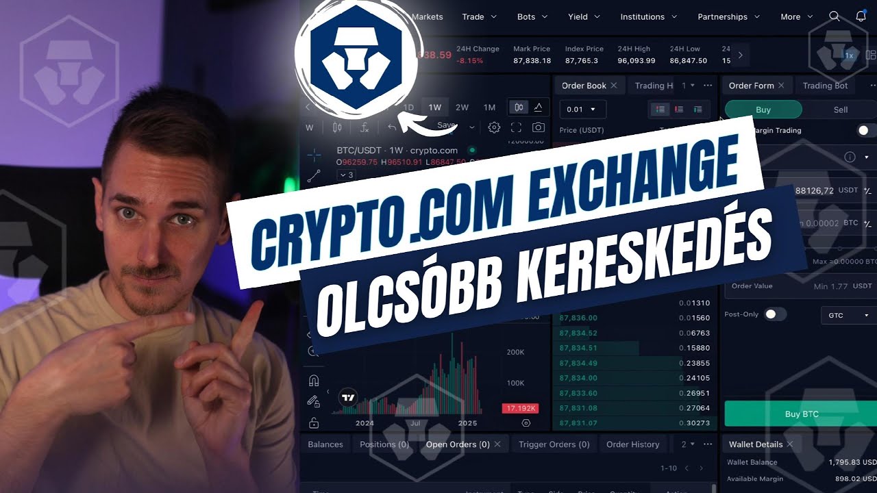 Olcsóbb kripto kereskedés? Így csökkentsd a díjakat a Crypto.com exchange  segítségével
