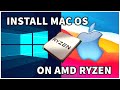How to install macos on amd ryzen