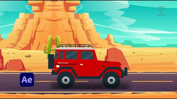 After Effects Tutorial: Simple Car moving animation