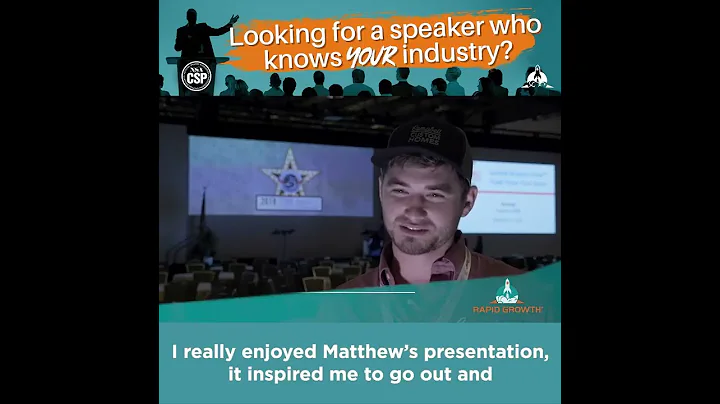 Looking for a speaker who knows your industry?