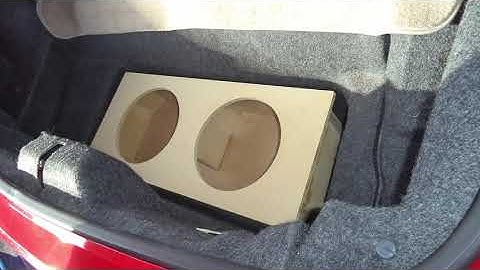 Caption Custom Sub Woofer Box for 2001 Camaro Z28