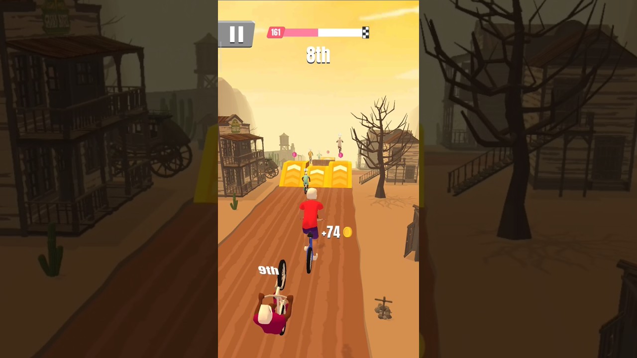 BIKE RUSH LEVEL 161 WITH FURY BIKE IN WILD WEST 😬 