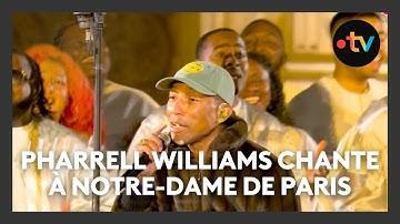 Thumbnail of Réouverture de Notre-Dame de Paris : Pharrell Williams et ses 70 choristes chantent un medley inédit