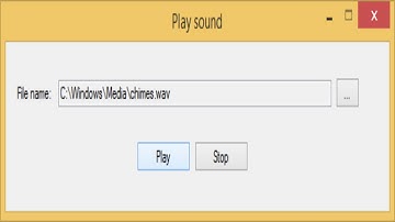 C# Tutorial - How to Play an Audio File C#.NET Winforms | FoxLearn