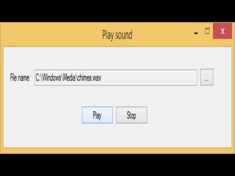 C# Tutorial - How to Play an Audio File C#.NET Winforms | FoxLearn