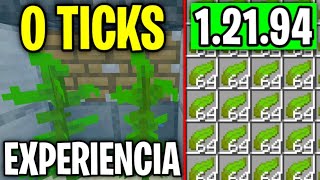 ⭐ GRANJA de ALGAS, XP y POLVO de HUESO 0-TICKS para Minecraft Bedrock 1.21 ⭐