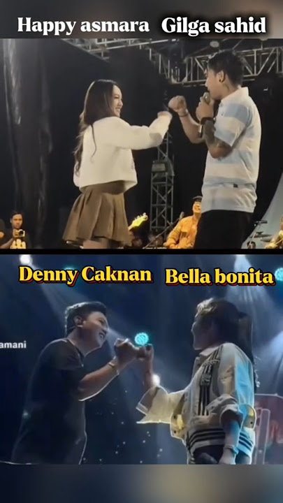 Trend Happy gilga Vs Denny Bella #sinarengan #dennycaknan #bellabonita #gilgasahid #happyasmara