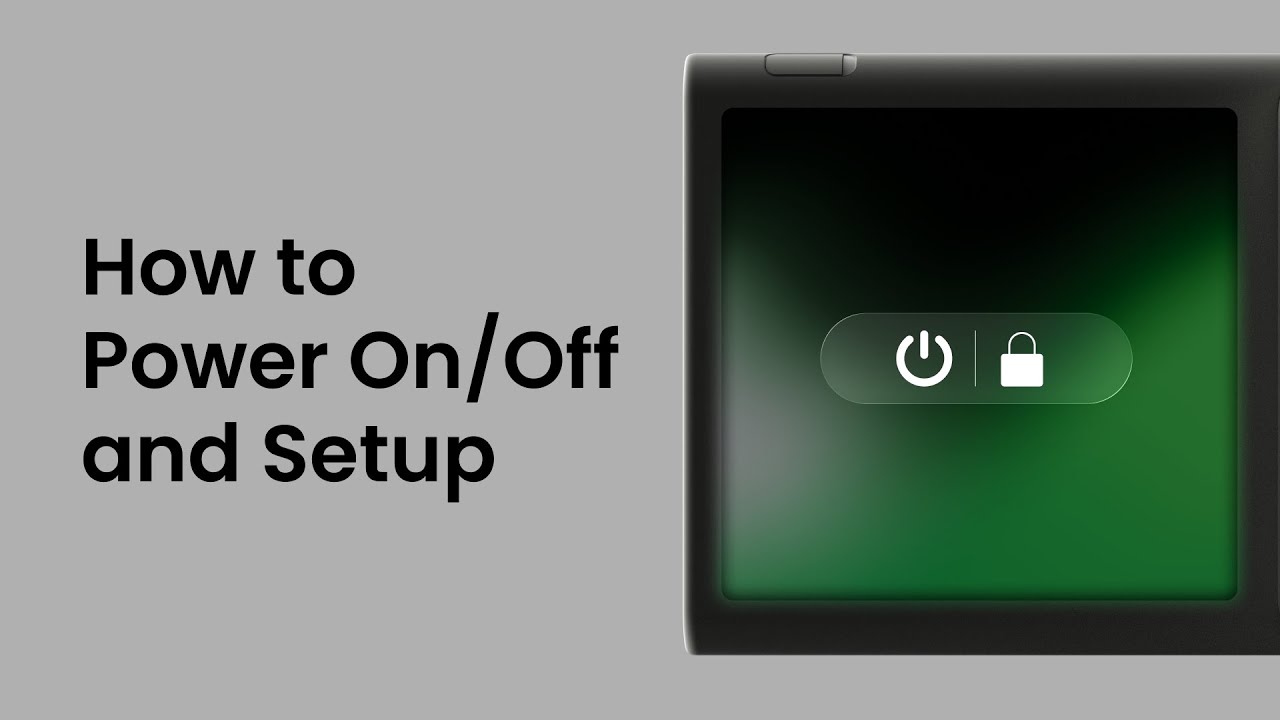 VOLTRA I - Powering On and Off and Setup Guide