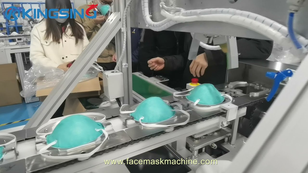 Fully Automatic N95/FFP2 Cup Mask Making Machine