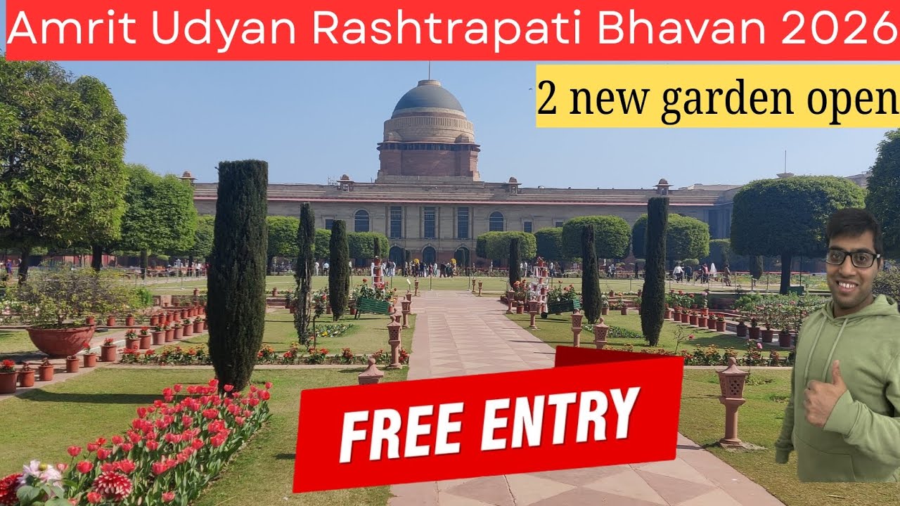 Amrit udyan rashtrapati bhavan 2026 | amrit udyan 2026 full tour