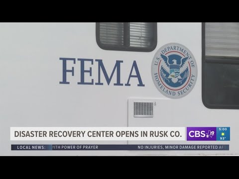 FEMA disaster recovery center opens in Rusk County - YouTube