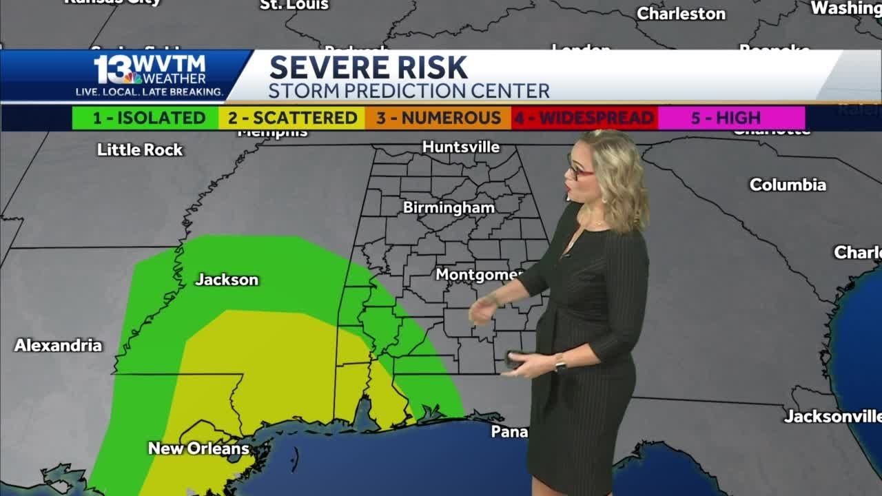 Warm and breezy with clouds arriving across central Alabama Saturday ...