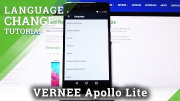 How to Change Language in Vernee Apollo Lite – Language Settings