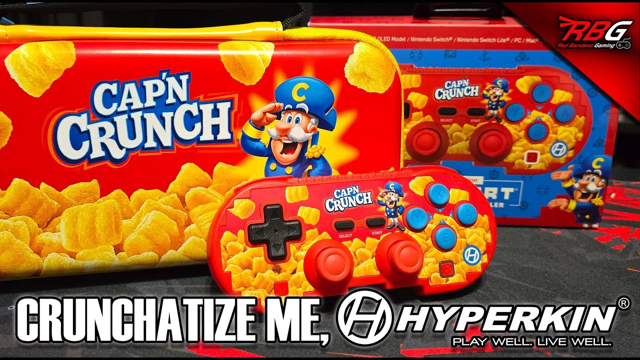 Hyperkin Limited Edition Pixel Art Wireless Official Cap'n Crunch Controller Review & Unboxing