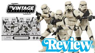 Star Wars The Vintage Collection Imperial Remnant Stormtroopers 4 Pack from Mandalorian & Grogu!